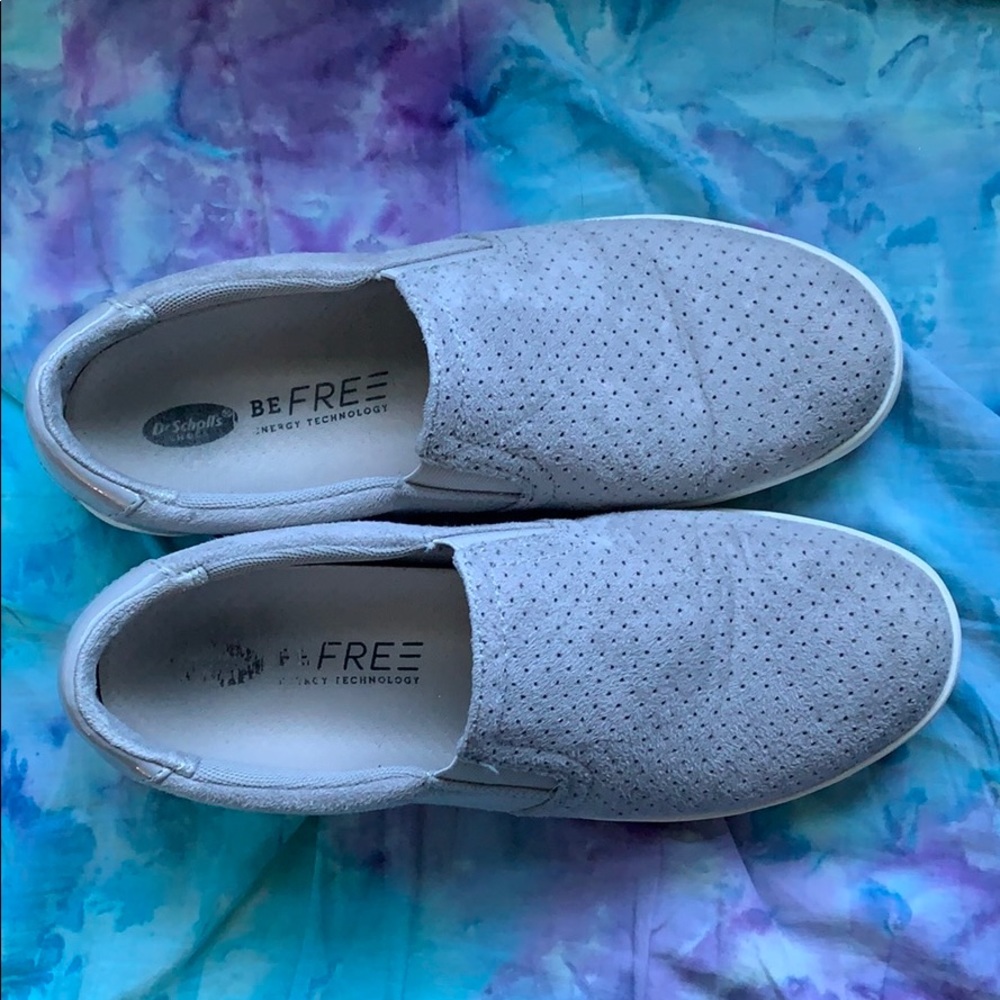 Plush grey Dr.scholls low top sneakers